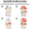 Big Dot of Happiness Let's Be Fairies - 4 Fairy Garden Birthday Party Games - 10 Cards Each - Gamerific Bundle - 3 of 4