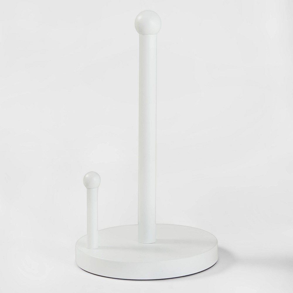 Stainless Steel Paper Towel Holder White - Threshold