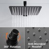 CLIHOME Single Handle 1-Spray Wall Mounted Tub and Shower Faucet 1.8 GPM with 10 in. Shower Head (Valve Included) - 4 of 4