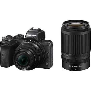 Nikon Z 50 20.9MP with 16-50mm + 50-250mm Lenses Kit Mirrorless Camera, Black