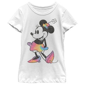 Girl's Disney Tie Dye Minnie T-Shirt - 1 of 4