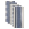 Design Imports Stonewash Blue Asst Everyday Dishtowel Set/5 - 4 of 4