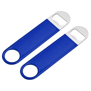 Unique Bargains Stainless Steel Portable Beer Soda Bottle Opener for Home Bar Party 2 Pcs - 1 of 4