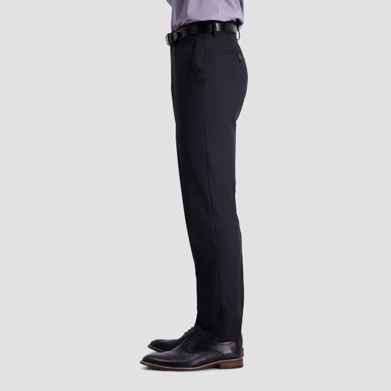 Haggar H26 Men's Flex Series Ultra Slim Suit Pants - Black, 2 of 5