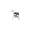 Black Bow Jewelry Sterling Silver Sagittarius the Archer Zodiac Bead Charm - 2 of 3