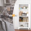 ORRD Metal Storage Cabinet 2-Door Steel Pantry with Adjustable Shelves, Kitchen Organizer,White - 4 of 4