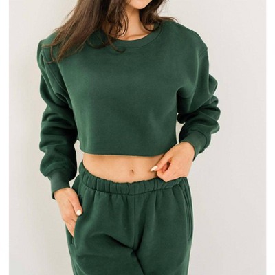 Women's Amelia Crop Sweatshirt - TIC TOC