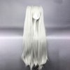 Unique Bargains Women's Curly Wigs 39" Gray with Wig Cap Long Hair - 3 of 4