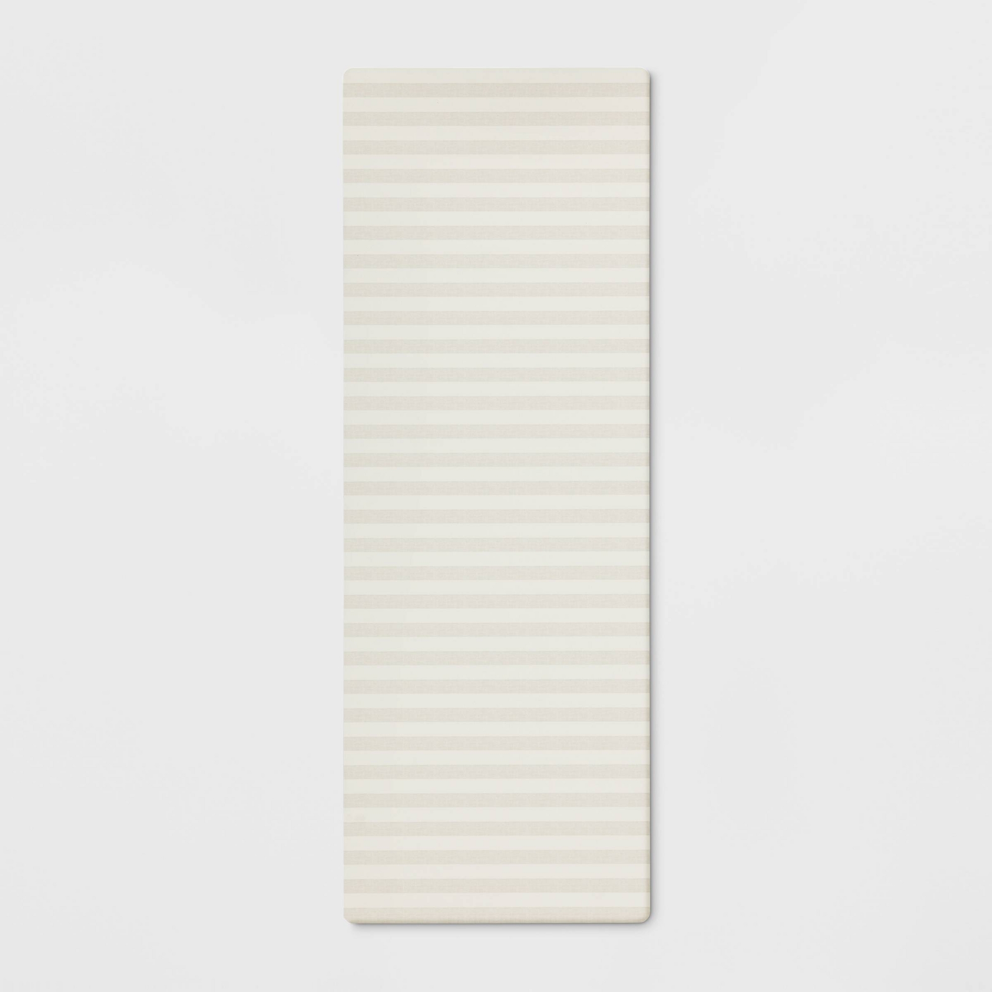 1'8"x5" Low Profile Kitchen Runner Oatmeal Striped - Room Essentials™