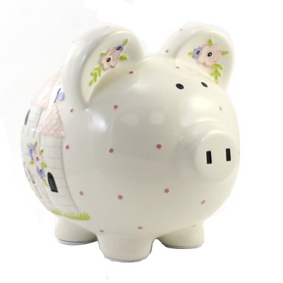 Bank 7.75" Unicorn Castle Piggy Bank Money Saving  -  Decorative Banks