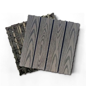 Wood Plastic Composite Deck Tiles Set of 20pcs, Composite Decking Resist Rust - 1 of 4