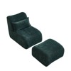 CAVINAS Recliner Single Seat Upholstered Lounge Chair Sofa Modern Design Accent Sofa with Ottoman for Living Room - 2 of 4