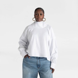 KBB by KAHLANA Women's 'The Hi-Low Blouse' - White - 1 of 3