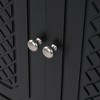 30" Black Vintage Bathroom Vanity with Sink, Soft-Closing Door, Multi-Storage Space - 3 of 4