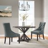 Set of 2 Haeys Tufted Upholstered Dining Armless Chairs - Alaterre Furniture - 2 of 4
