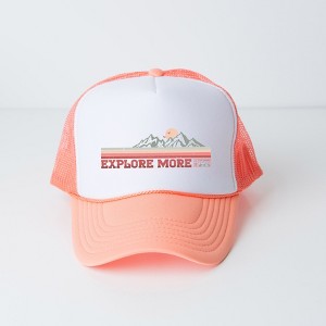 Simply Sage Market Explore More Mountains Retro Adult Foam Trucker Hat - 1 of 1