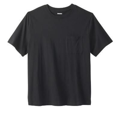 KingSize Shrink-Less Lightweight Pocket Crewneck T-Shirt