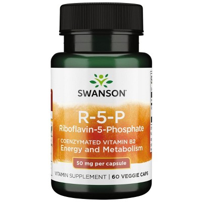 Swanson Vitamin B R-5-P Riboflavin-5-Phosphate 50 mg 60 Veg Caps.