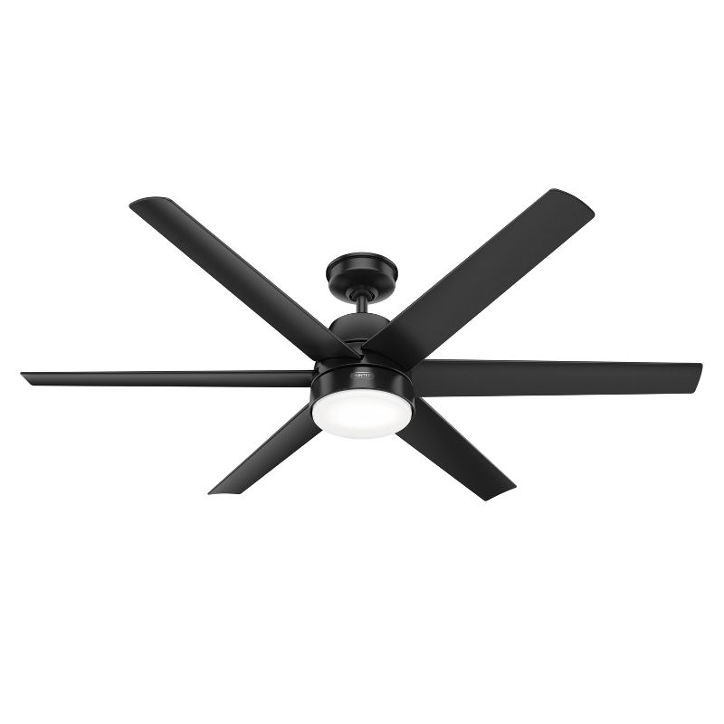 60" Skysail Indoor/Outdoor Ceiling Fan with Light Kit and Wall Control (Includes LED Light Bulb) - Hunter Fan, 1 of 14