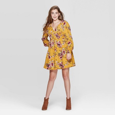 mustard yellow dress target