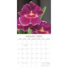 2026 Square Wall Calendar, Orchids, 16-Month Floral Theme with 180 Reminder Stickers (12x12 In) - 3 of 4