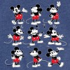 Girls' - Disney - Mickey Poses Grid Fitted Short Sleeve Graphic T-Shirt - 2 of 4