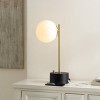 Ryu 20.5" Table Lamp W/ Usb - Black/Brass Gold - Safavieh - 4 of 4