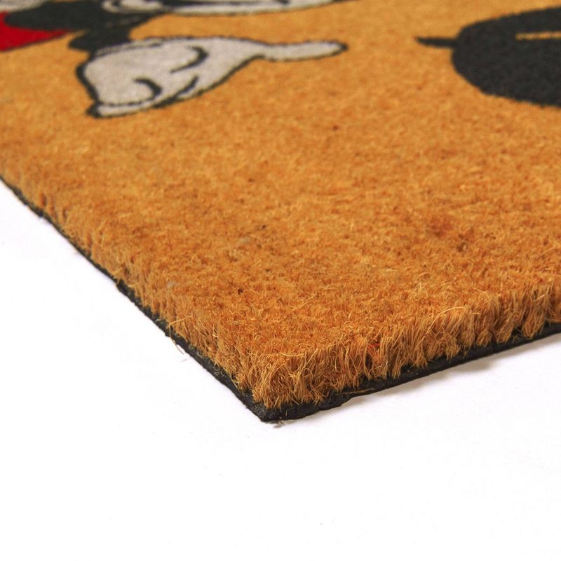 Mickey Mouse 2pk Hi and Welcome Coir Door Mats, 4 of 11