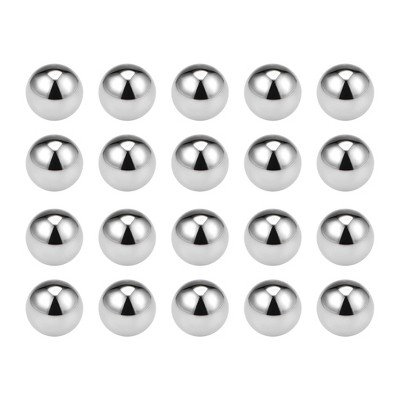 Unique Bargains Precision Balls 0.24" Solid Chrome Steel G10 for Bearing Keychain Wheel 50 Pcs 6 mm