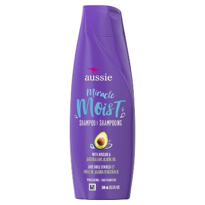 Aussie Miracle Moist with Avocado & Jojoba Oil Paraben Free Shampoo - 12.1 fl oz