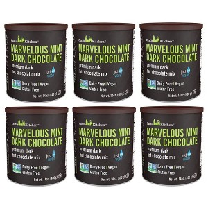 Castle Kitchen Marvelous Mint Dark Chocolate Premium Hot Cocoa Mix - Dairy-Free, Vegan, Plant Based, Gluten-Free, 14 oz (Pack of 6) - 1 of 4