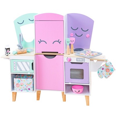 Kidkraft Lil' Friends Wooden Play Kitchen with 14 Accessories