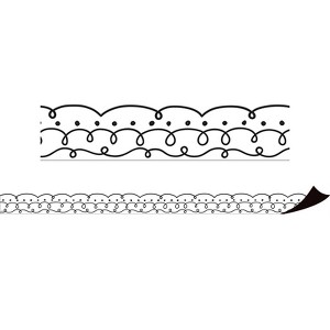 Teacher Created Resources Squiggles and Dots Magnetic Border, 24 Feet (Pack of 2) - 1 of 1
