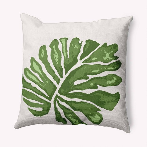 Giant white succulent Throw Pillow