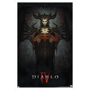 Trends International Diablo 4 - Lilith Key Art Framed Wall Poster Prints - 1 of 4