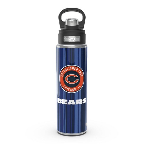 Chicago Bears NFL Large Team Color Clear Sports Bottle