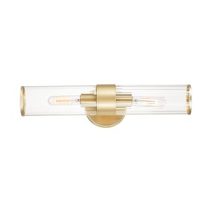 Maxim Lighting Crosby 2 - Light Wall Light in  Satin Brass - 1 of 4