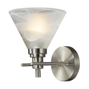 Elk Home Pemberton 1 - Light Vanity in  Brushed Nickel - 1 of 4
