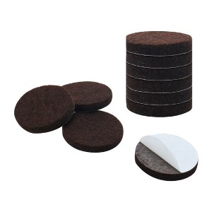 Unique Bargains Felt Self-stick Non-slip Anti-scratch Furniture Pads 10 Pcs - 1 of 4