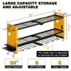 Hausource 3-Tier Power Tool Organizer Shelving Heavy Duty Storage Rack, Yellow - 3 of 4