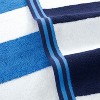Aston and Arden Striped Reversible Oversized Thick Beach Towel (35x70 in., 600 GSM), Luxury Pool Towel, Extra Large Bath Towel - 2 of 4