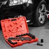 VEVOR 3/4 in Drive Impact Socket Set, 21 Pieces SAE 3/4 in to 2 in, 6 Point Cr-V Alloy Steel,Includes Extension Bars, Ratchet Handle , Red & Black - 2 of 4