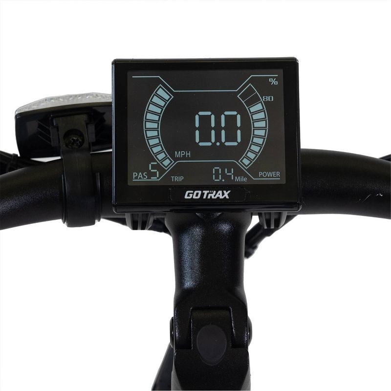 GOTRAX Adult Transfer 27.5" Step Over Electric Hybrid Bike, 4 of 5