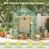 Greenhouses for Outdoors with Shelves, Portable Greenhouse, Walk-in Green Houses for Seedling Flowers Growing - 2 of 4
