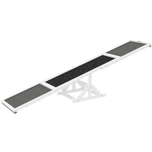 Skyzone Fir Wood Dog Agility Seesaw with Anti-Slip Surface for Training & Exercise, Supports Up to - 1 of 4