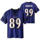 NFL Baltimore Ravens Boys' Short Sleeve Andrews Jersey