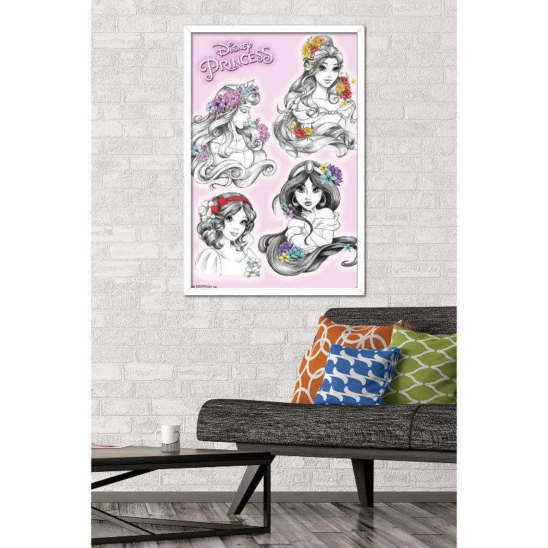 Trends International Disney Princess - Sketch Framed Wall Poster Prints, 2 of 7