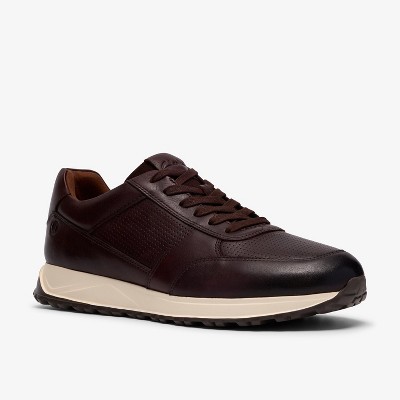 Clarks Mens Radwell Tie Brown Leather Shoes 10 Medium — фото 5