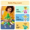 PICASSO-TILES 8 PC Medieval King and Knights Character Set, Magnetic Tiles and Brick Compatible Set STEM Toys for Kids 3+ - 4 of 4