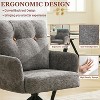 DYHOME Dining Chairs Set of 6, Mid Century Modern Swivel Dining Chairs with Arm, Upholstered Accent Chair for Kitchen Dining Living Room - 4 of 4